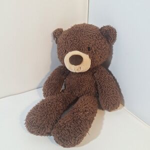 GUND Fuzzy  Dark Brown Teddy Bear 13"  Stuffed Animal Plush
